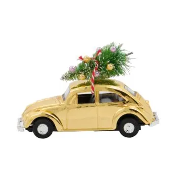 House Doctor MINI Xmas car juldekoration Guld