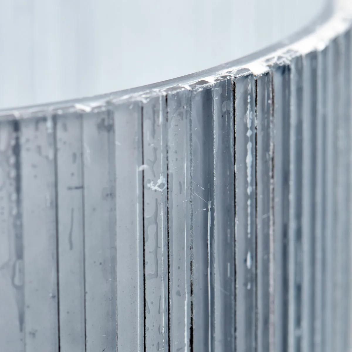 Mirr värmeljushållare 7,5 cm, Frostgrå House Doctor