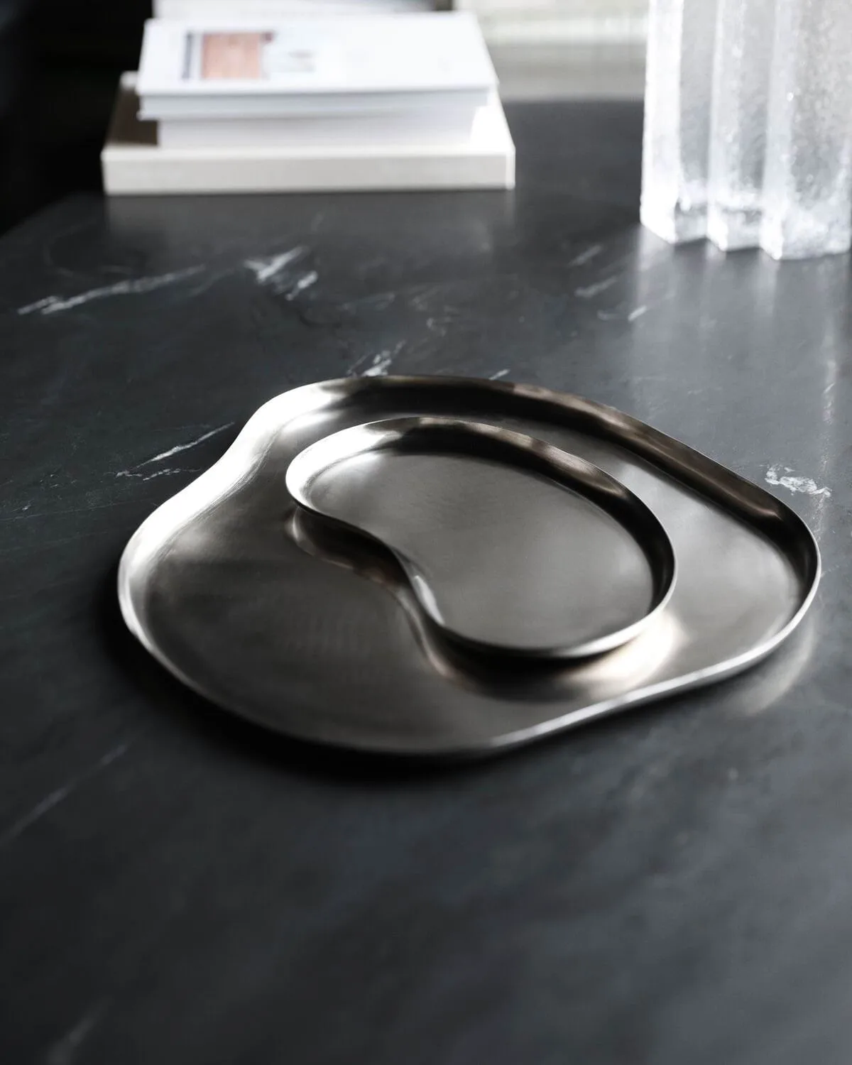 Osea bricka 15x28 cm, Silver finish House Doctor