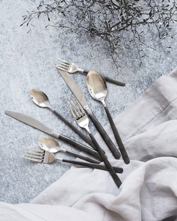 Ox bestickset 16 delar - Svart-silver - House Doctor