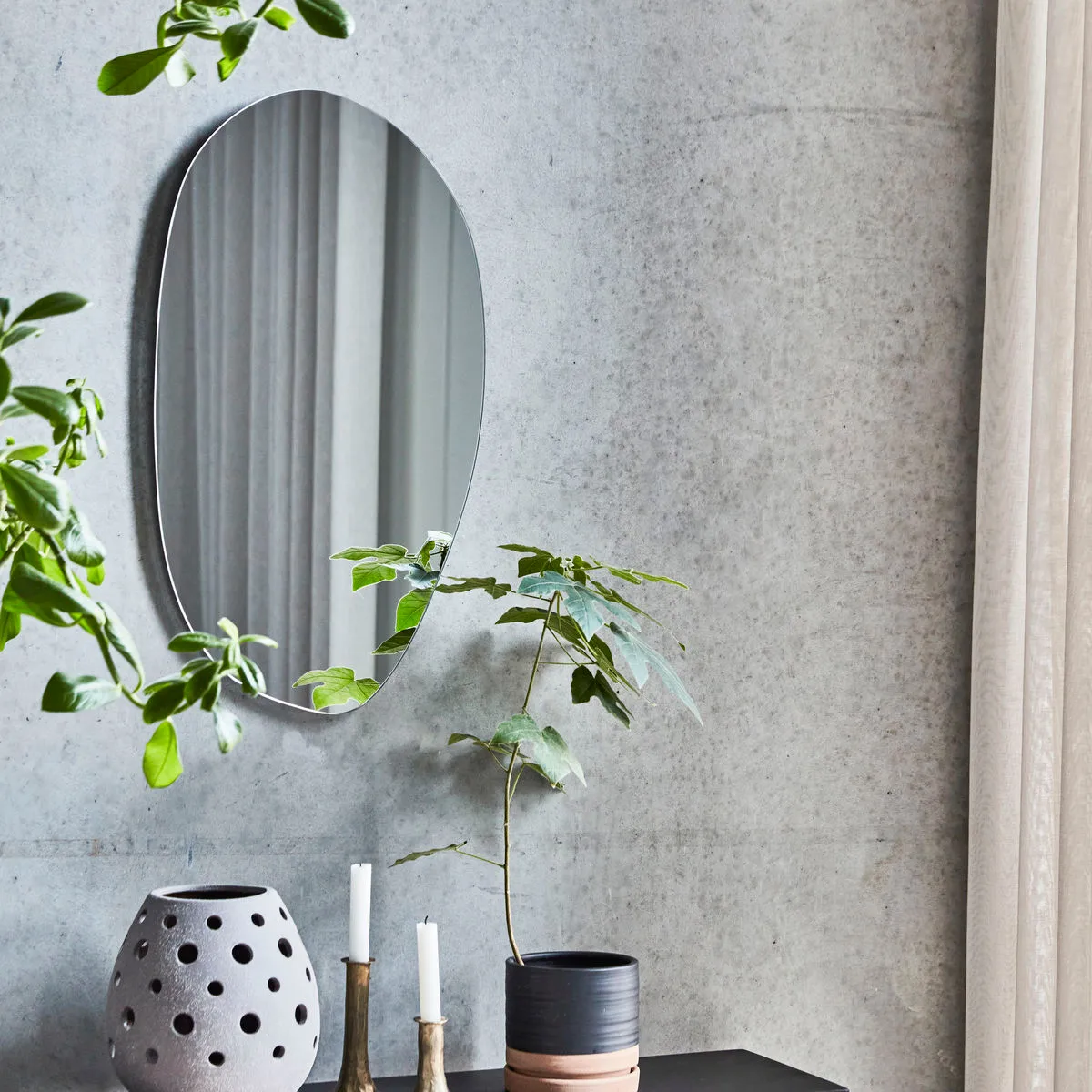 Peme spegel 39,7x70 cm, Klar House Doctor