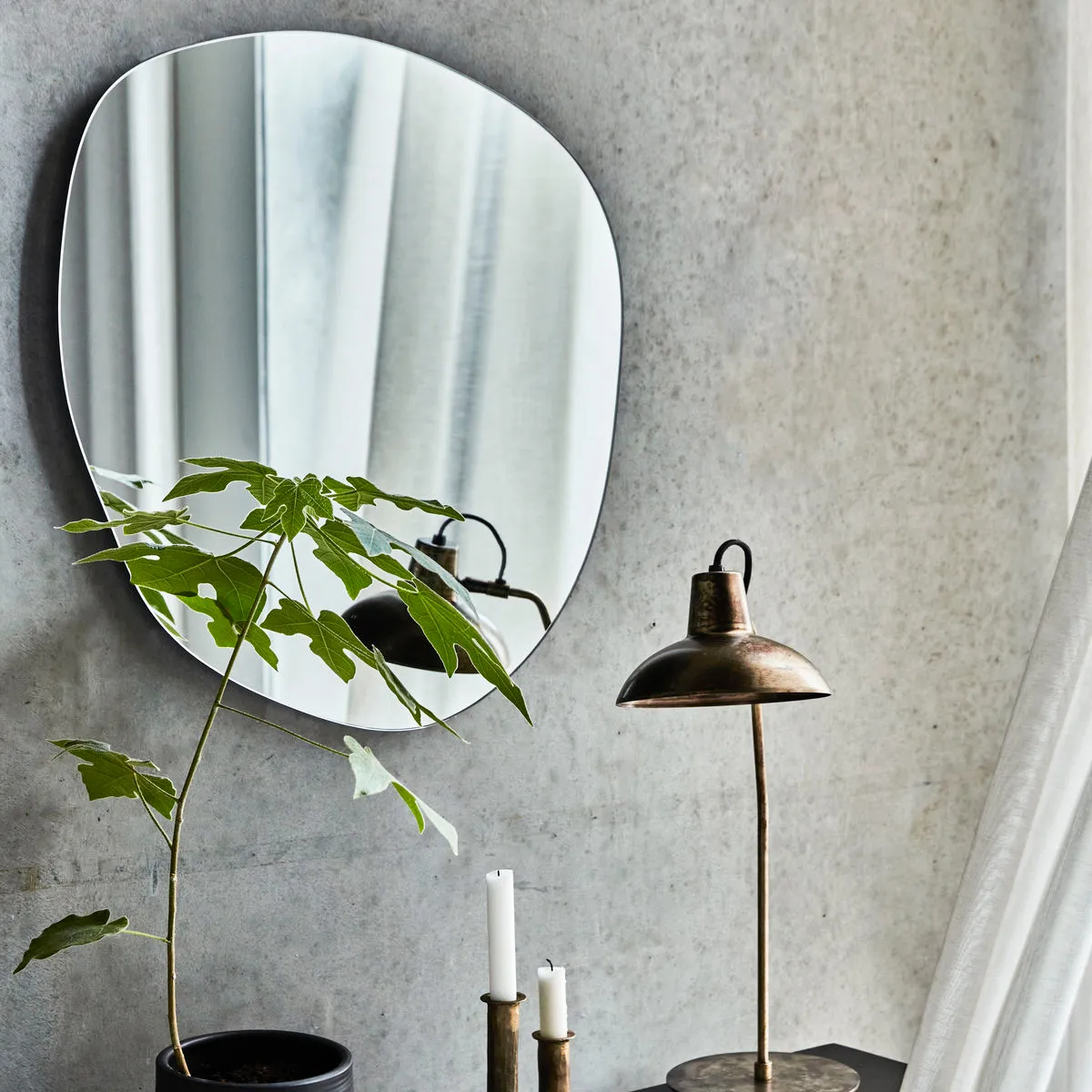 Peme spegel 56,3x60 cm, Klar House Doctor