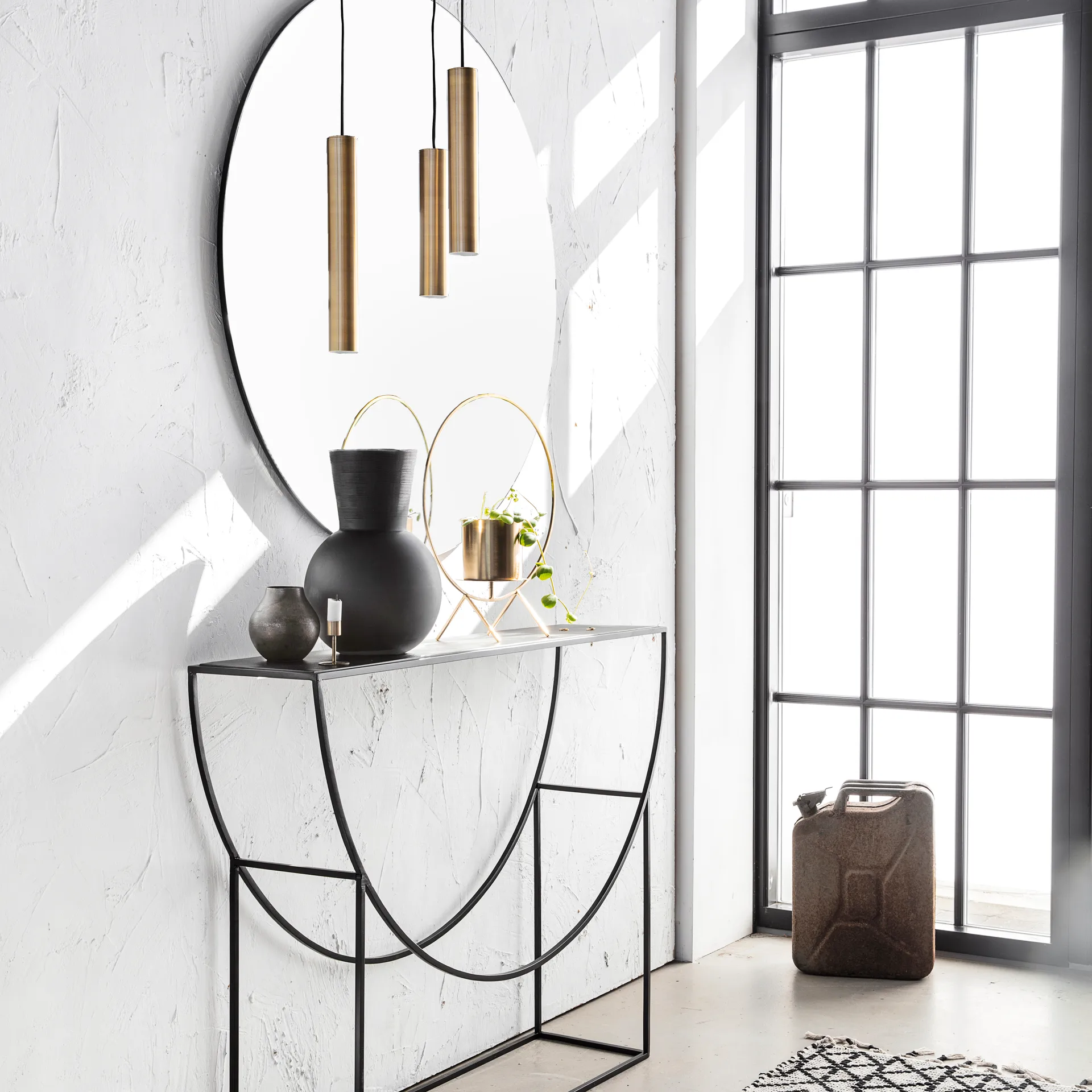 Pin taklampa mässing, 25 cm House Doctor