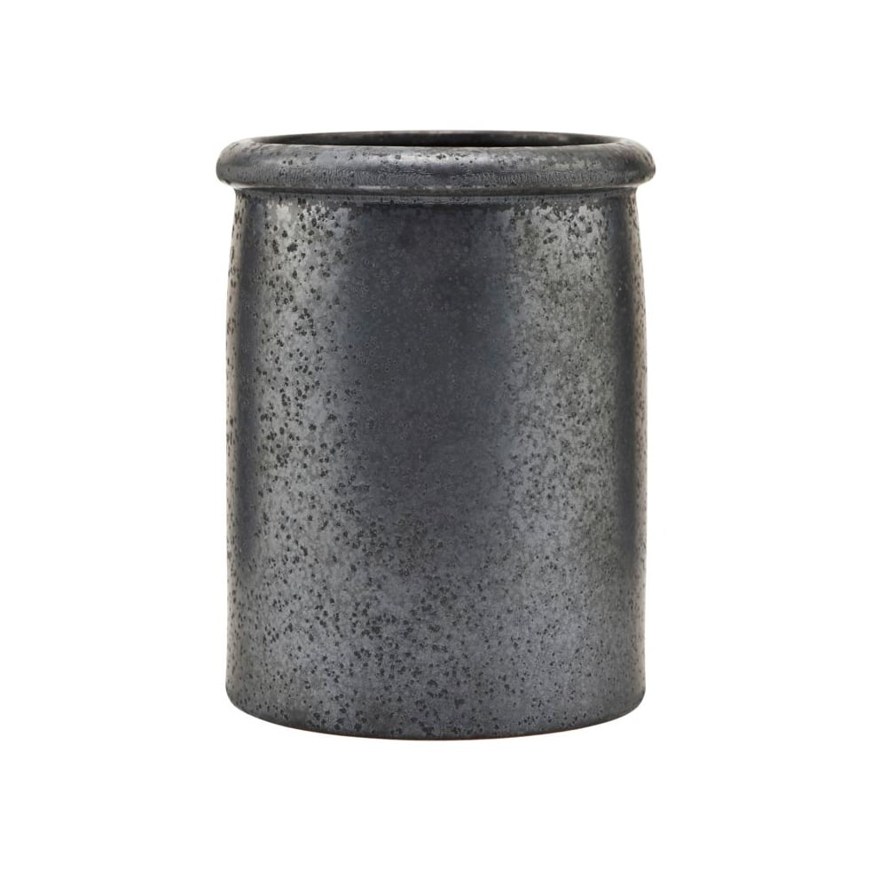 House Doctor Pion kruka 11,5 cm Svart-brun | Skandinavisk Design | Förvaringsburkar | Svart