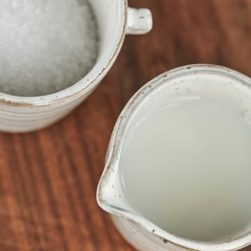 Pion mjölk- och sockerset - Grå-vit - House Doctor