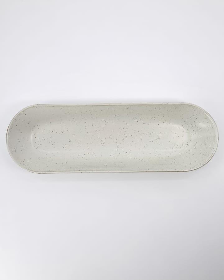 Pion serveringsfat 12x35 cm - Grå-vit - House Doctor