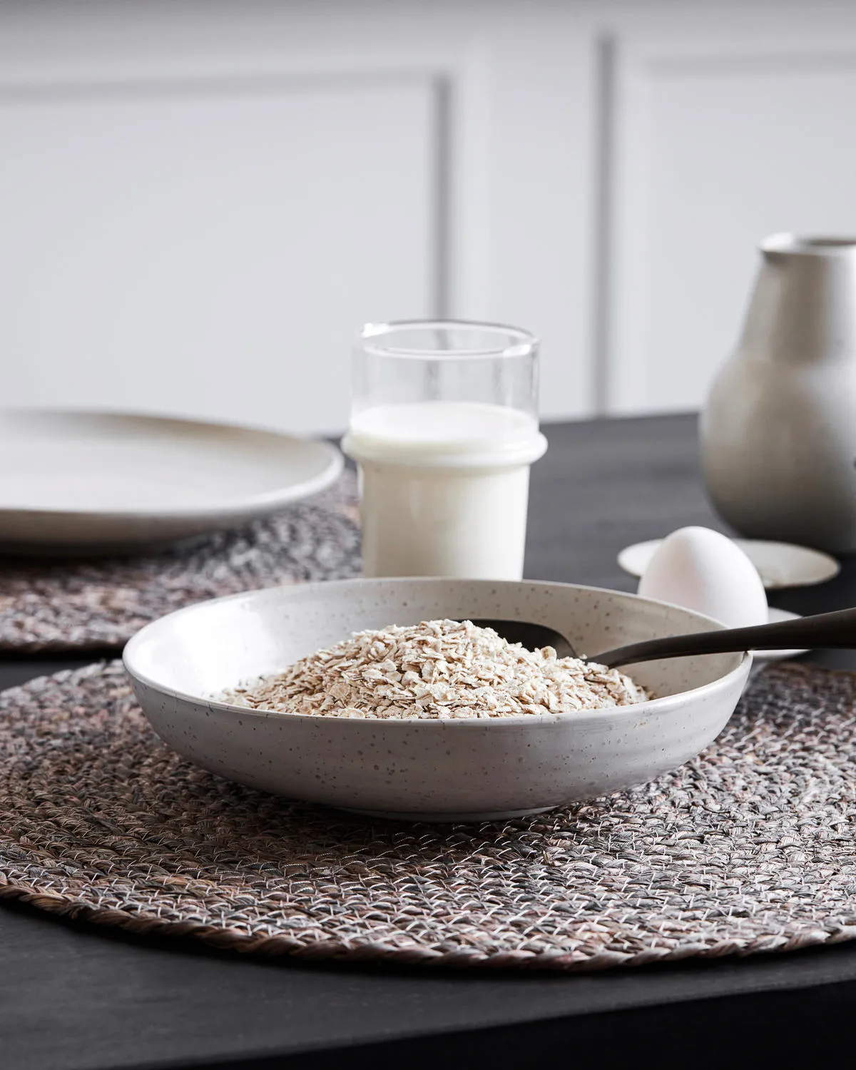 Pion skål Ø19 cm, Grå-vit House Doctor