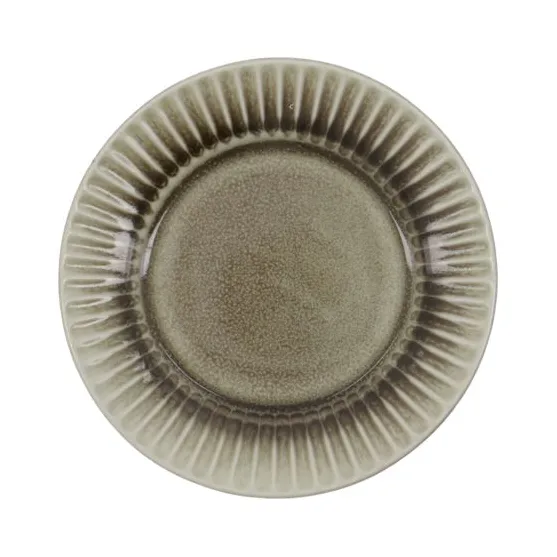 Pleat assiette Ø16 cm, Grå-brun House Doctor