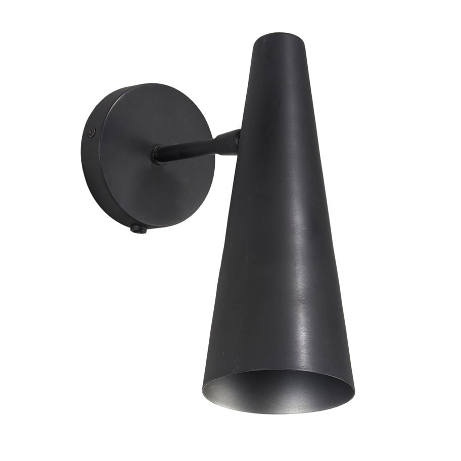 House Doctor Precise vägglampa mattsvart 21 cm | Skandinavisk Design | Vägglampor | Svart