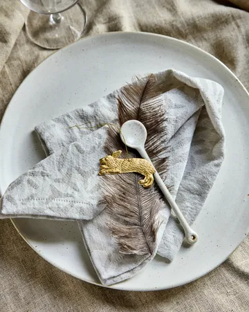 Rabbit påskhänge 3-pack - Antik mässing - House Doctor