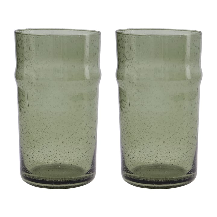 Rain glas 14 cm 2-pack - Grön - House Doctor