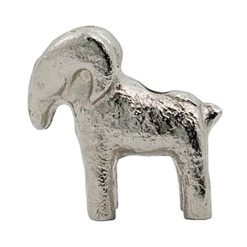 Ram ljusstake 7 cm - Antiksilver - House Doctor