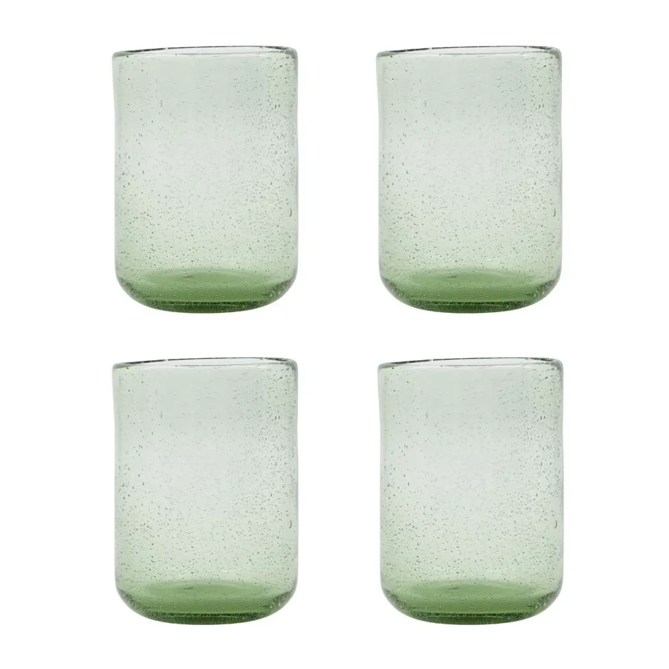 Rich glas 4-pack, Ljusgrön House Doctor