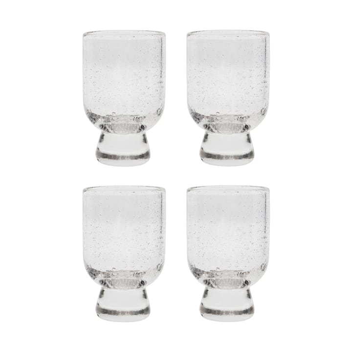 Rich glas på fot 23 cl 4-pack - Klar - House Doctor