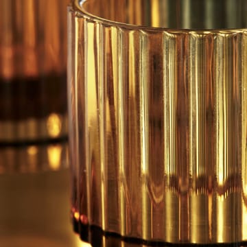 Rills dricksglas 4-pack - Amber - House Doctor
