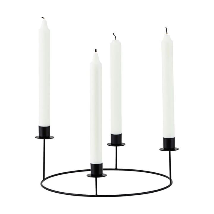 Ring ljusstake - svart - House Doctor