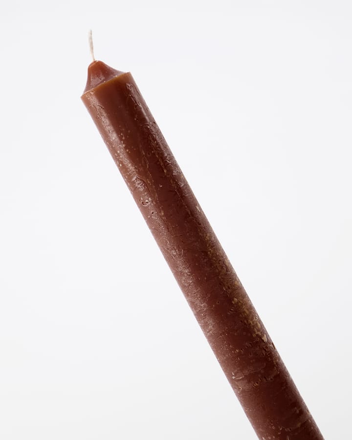 Rustic Wax ljus 25 cm 8-pack - Cognac - House Doctor