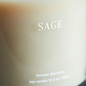 Sage doftljus 50 timmar - Blå - House Doctor