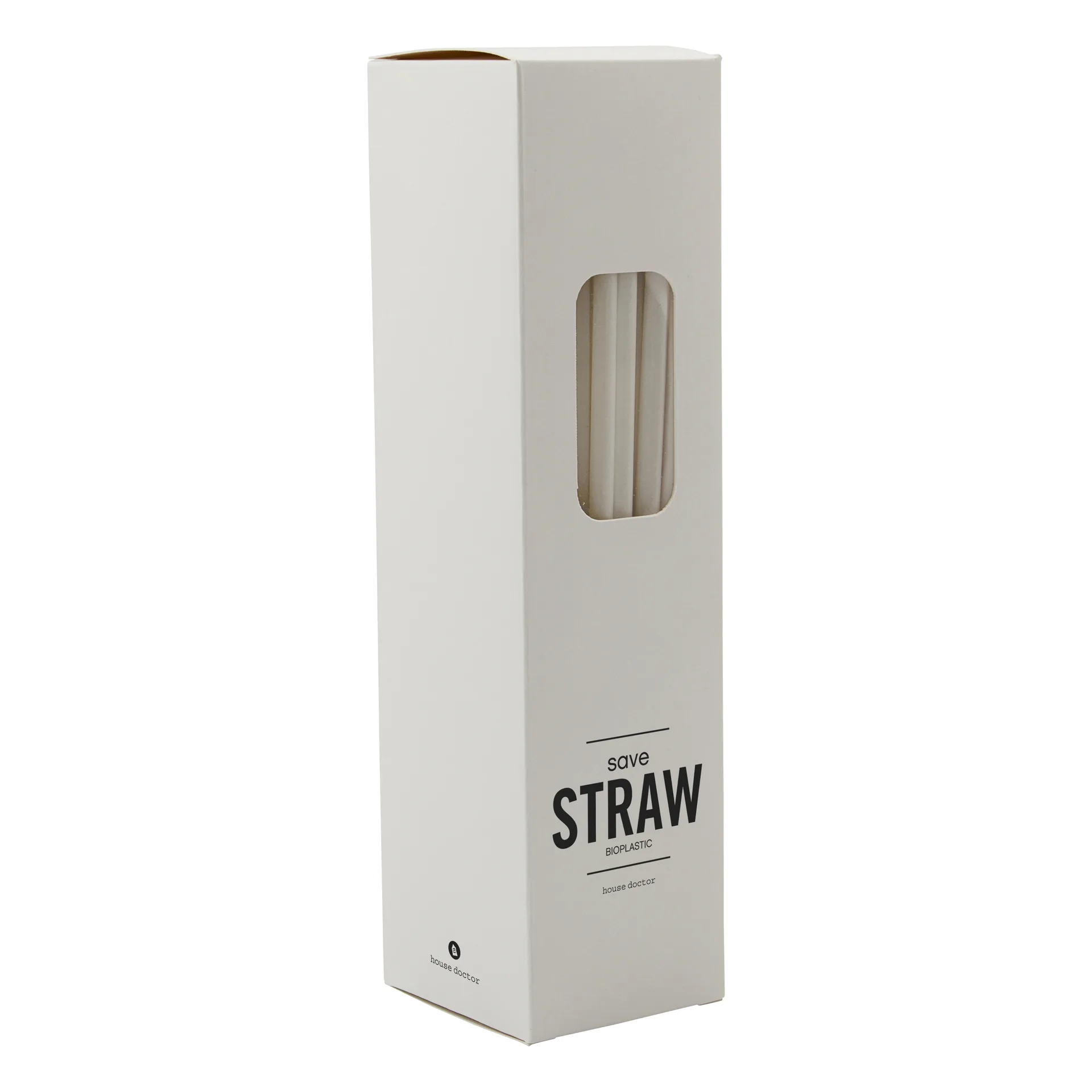 Save sugrör 100-pack, Vit House Doctor