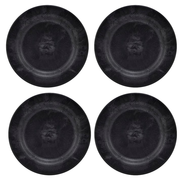 Serveur assiett 18 cm 4-pack - Svart - House Doctor