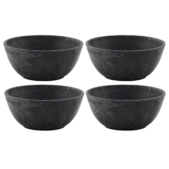 Serveur skål 13 cm 4-pack, Svart House Doctor