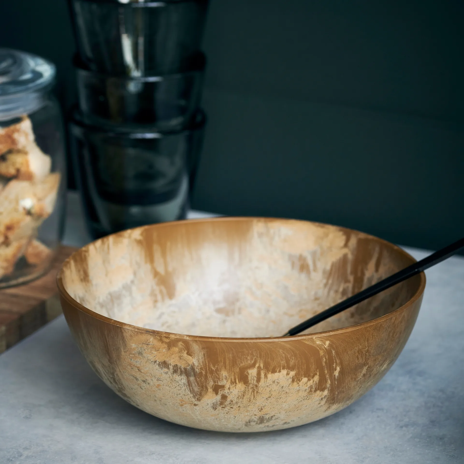 Serveur skål Ø18 cm 2-pack, Guld House Doctor