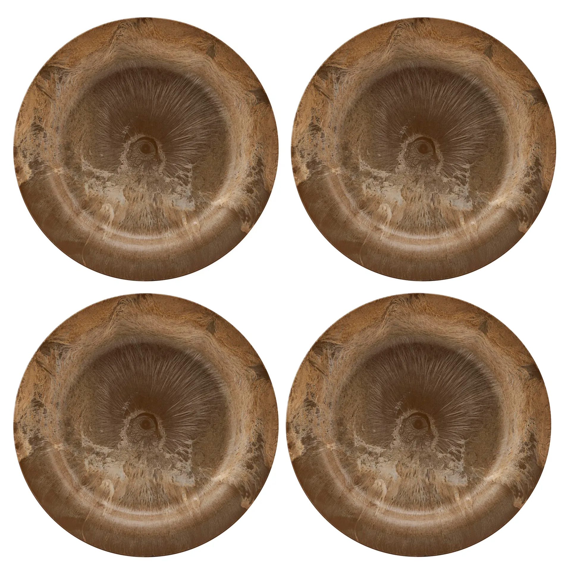 Serveur tallrik 24 cm 4-pack, Guld House Doctor