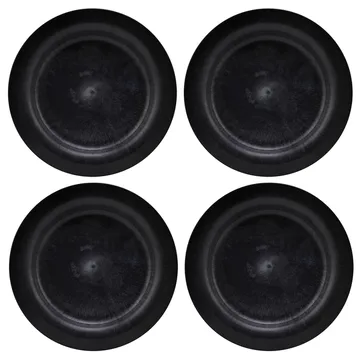 Serveur tallrik 24 cm 4-pack - Svart - House Doctor