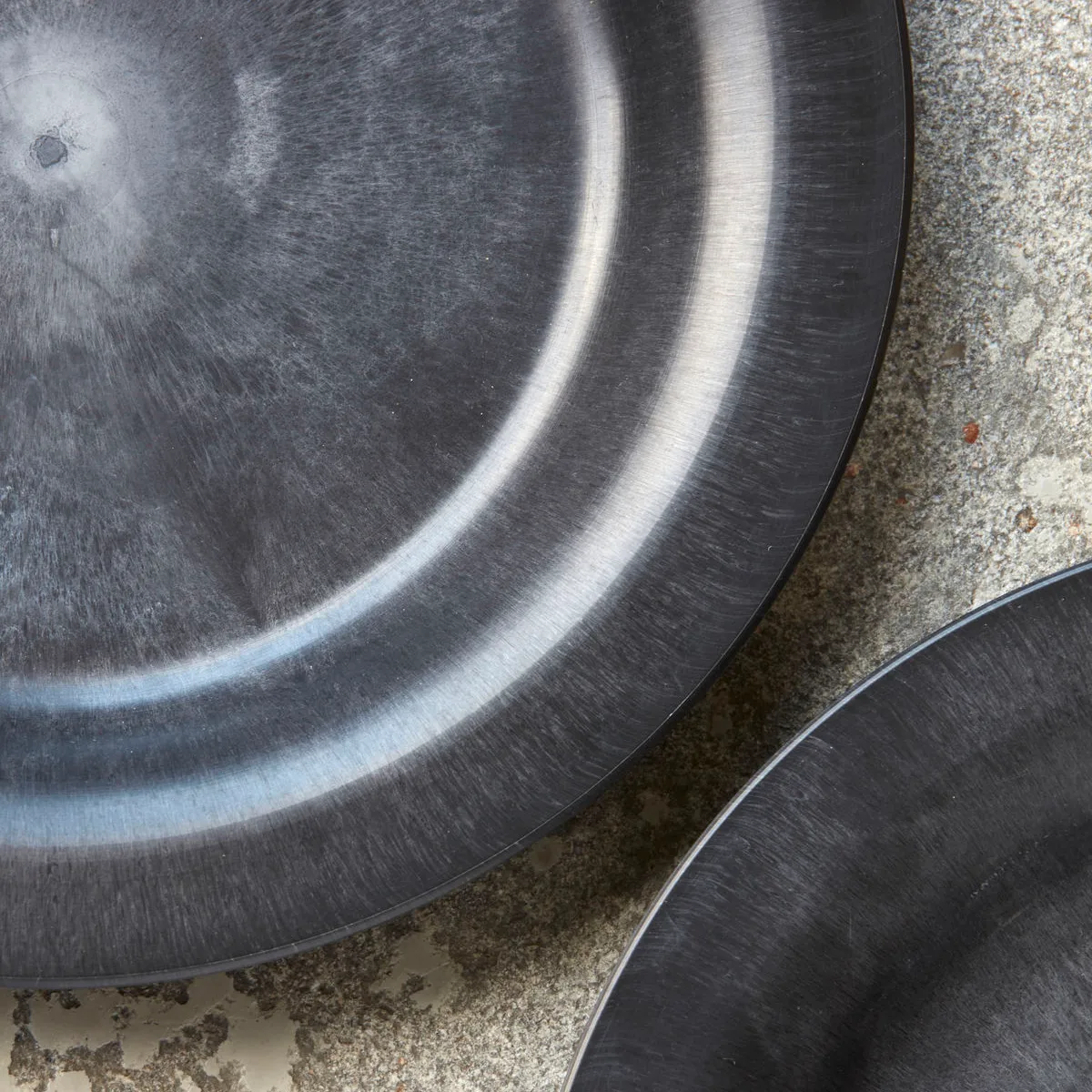 Serveur tallrik 24 cm 4-pack, Svart House Doctor