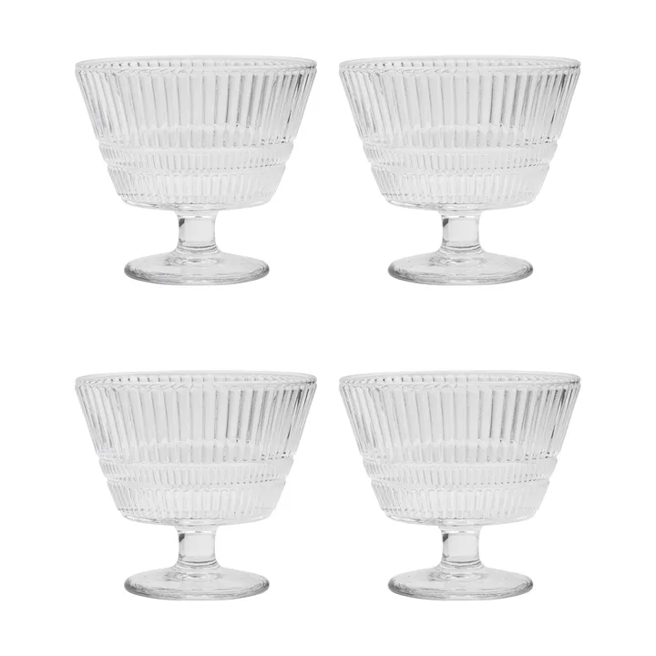 Slots dessertskål 4-pack - Klar - House Doctor