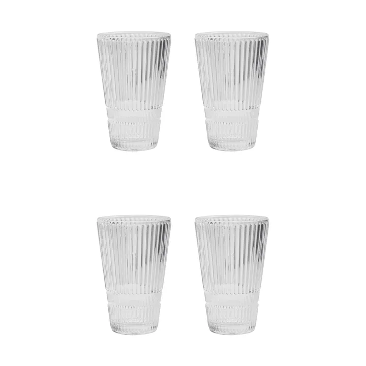 Slots ölglas 4-pack - Klar - House Doctor