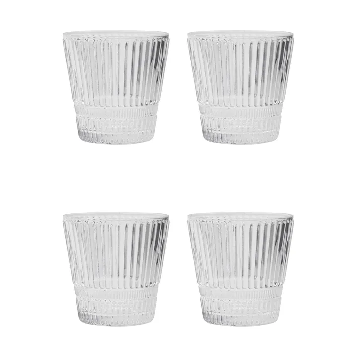 Slots vattenglas 4-pack - Klar - House Doctor