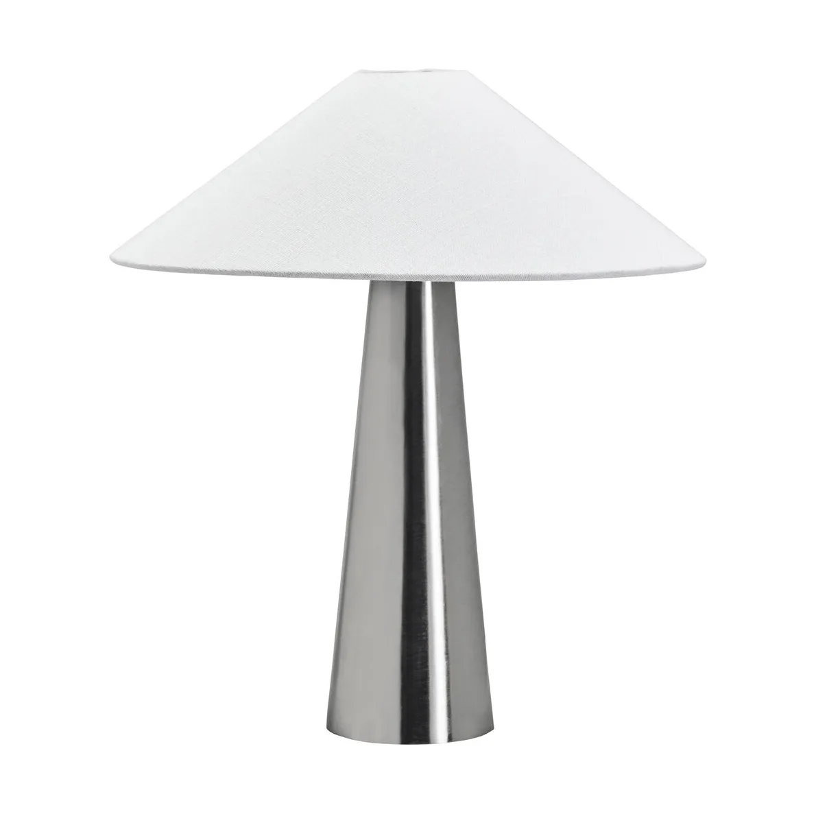 Soffi bordslampa, Borstat silver-Off-White, Ø42x48 cm House Doctor