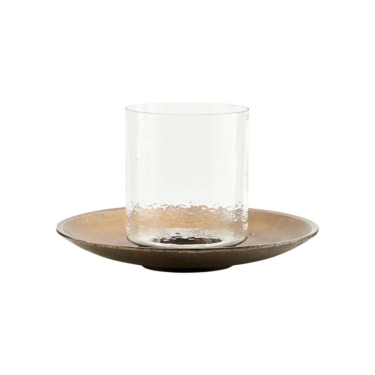 House Doctor Solapur lykta 50x35 cm Mässing-glas | Skandinavisk Design | Ljuslyktor & Ljusfat | Guldfärgad