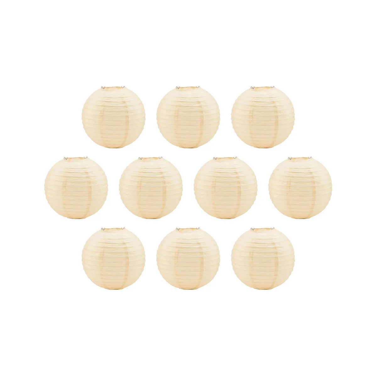 House Doctor Soni lampskärm 10-pack sand Ø20 cm