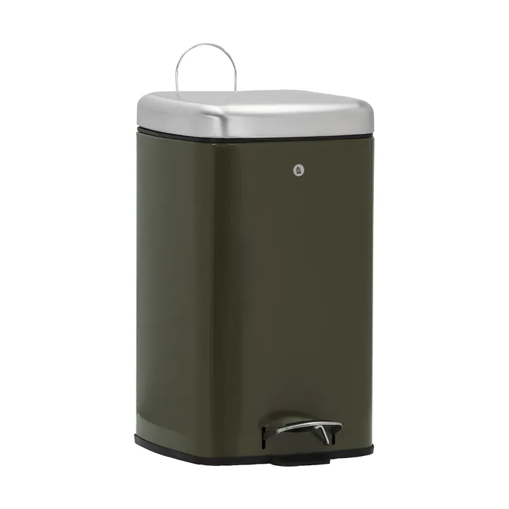 Sort papperskorg - Deep green, 27x36x46 cm - House Doctor