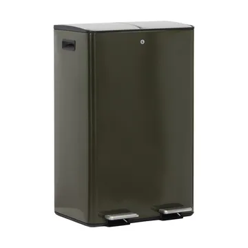 Sort papperskorg - Deep green, 46x35,5x71 cm - House Doctor