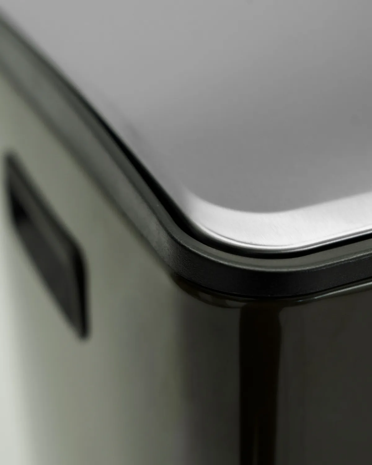 Sort papperskorg, Deep green, 46x35,5x71 cm House Doctor