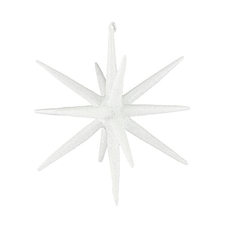 Spike julgransstjärna Ø12 cm 4-pack, Vitmässing-glitter House Doctor