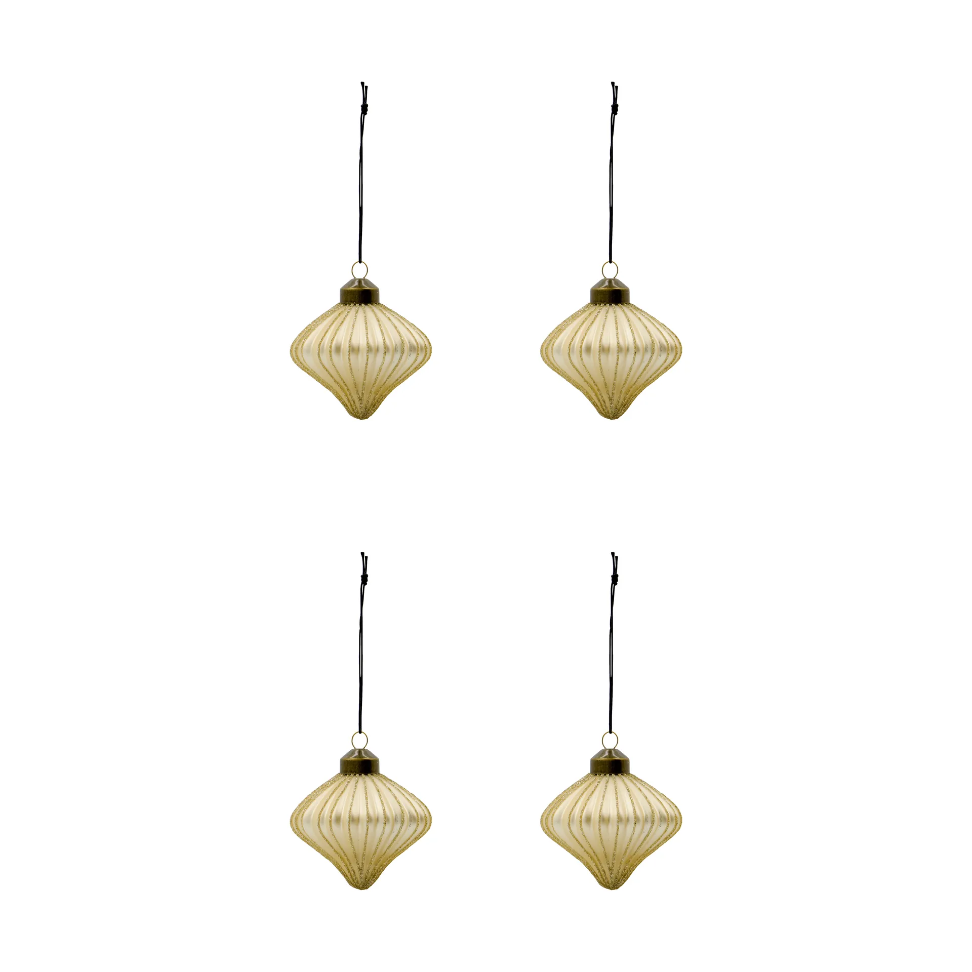 Spin julhänge 4-pack, Champagne House Doctor