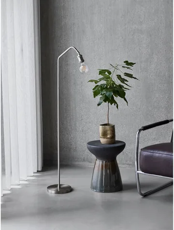 Stand golvlampa - Borstad silverfärg, 129,5 cm - House Doctor