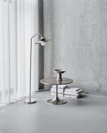 Stand golvlampa - Borstad silverfärg, 129,5 cm - House Doctor
