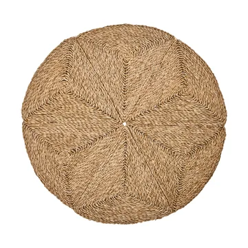 Star julgransmatta, Ø100 cm - Natur - House Doctor