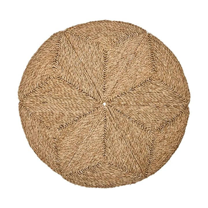Star julgransmatta, Ø100 cm - Natur - House Doctor