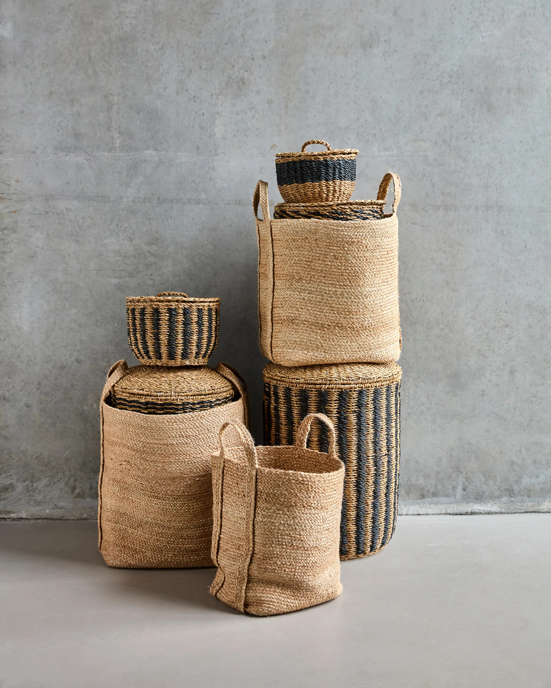 Stella förvaringskorg 3 delar, Natur House Doctor