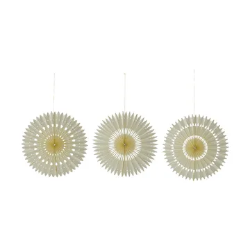 Stelle julhängen 3 delar - Off-White, Ø20 cm - House Doctor