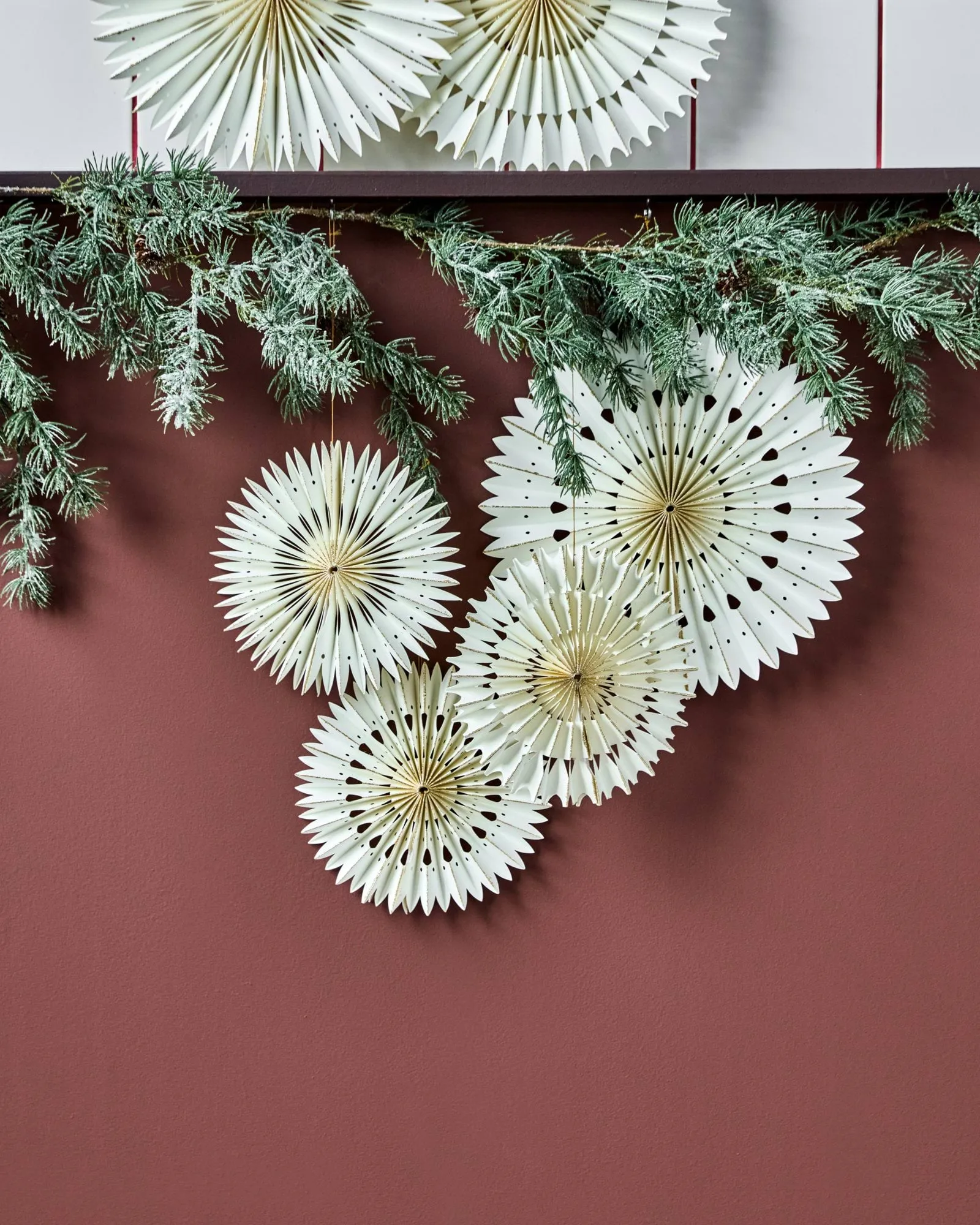 Stelle julhängen 3 delar, Off-White, Ø20 cm House Doctor