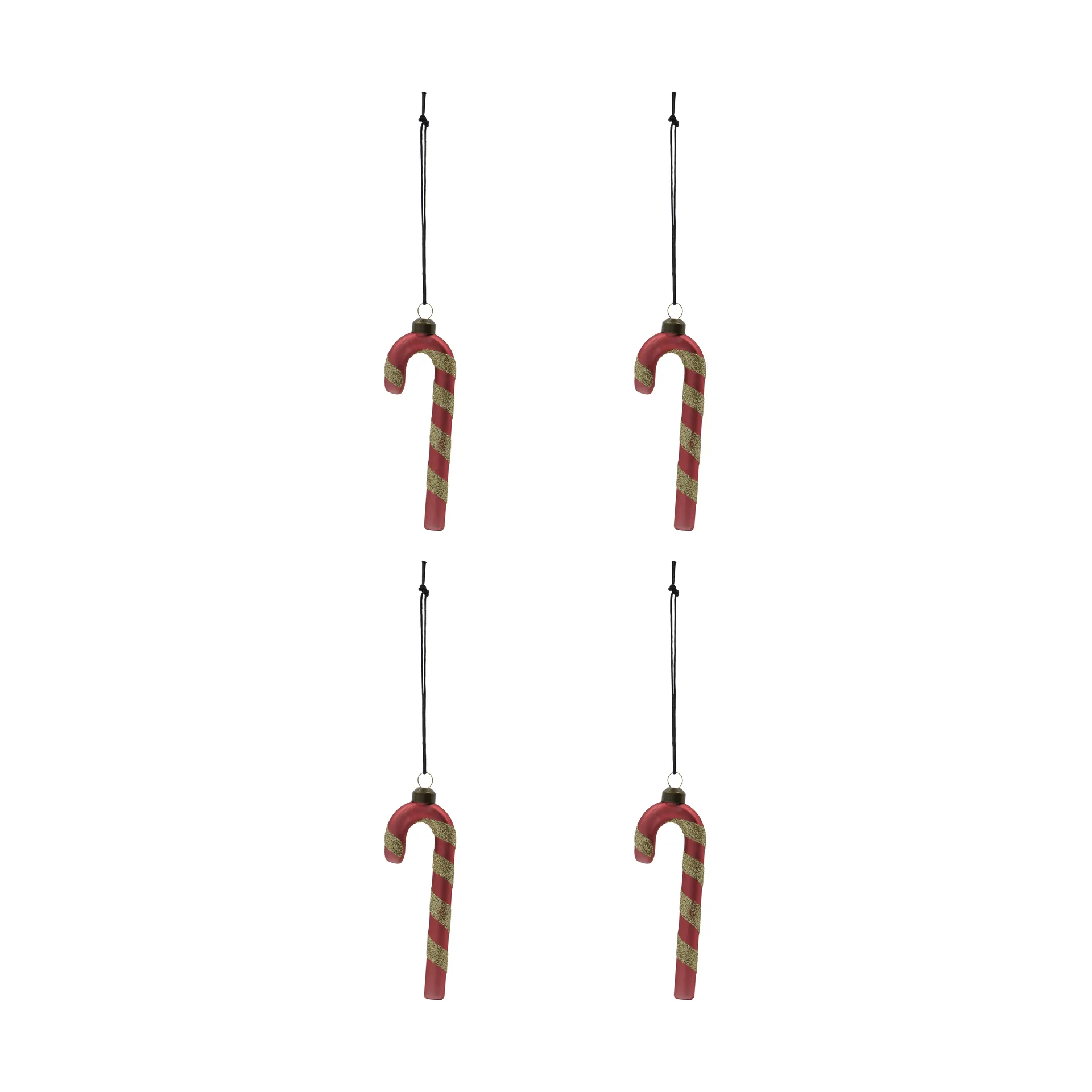 Stick julhänge 4-pack, Dammig röd House Doctor