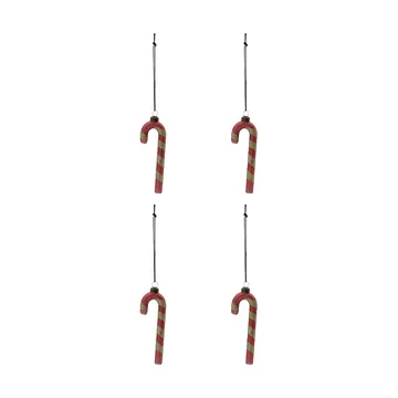 Stick julhänge 4-pack - Dammig röd - House Doctor