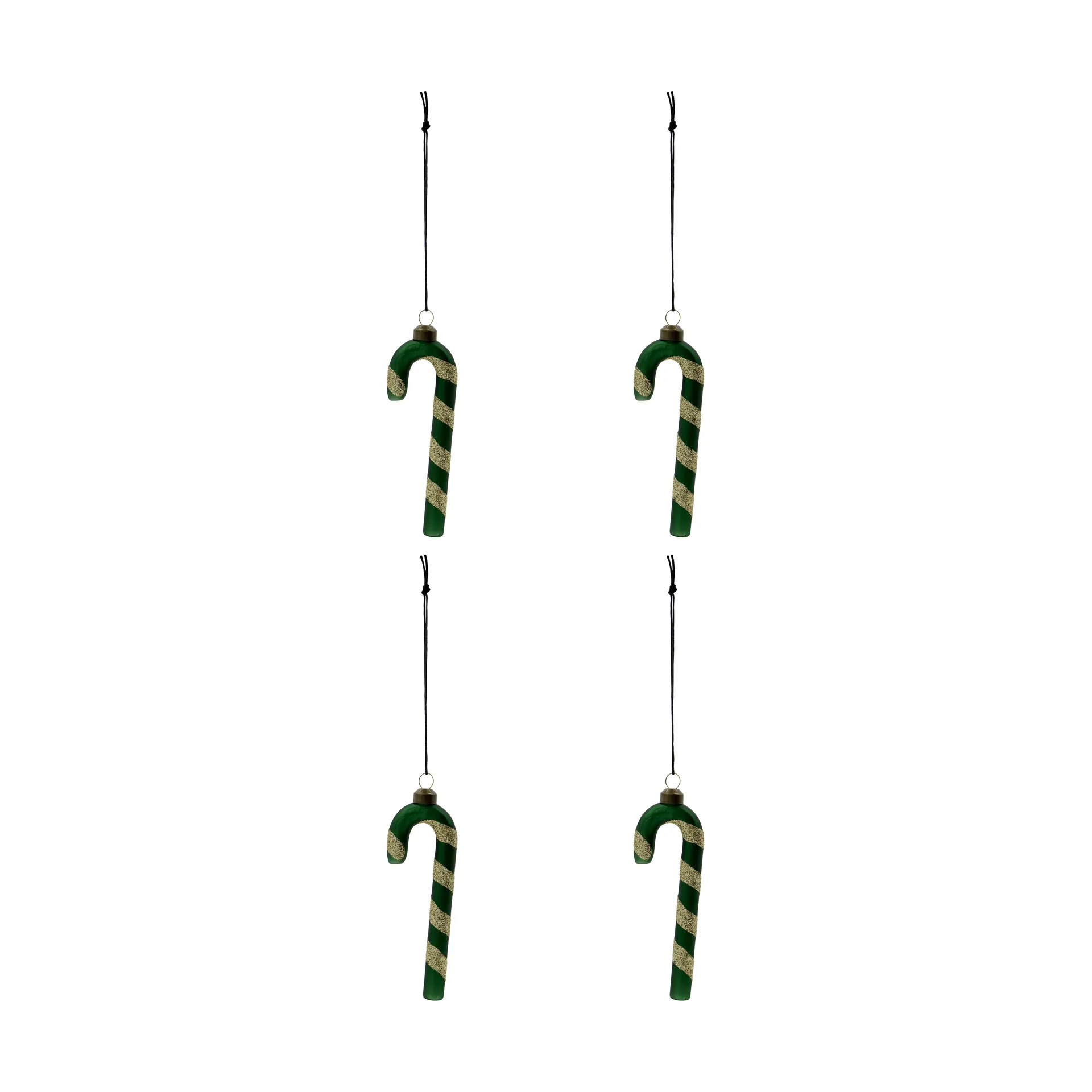 Stick julhänge 4-pack, Grön House Doctor